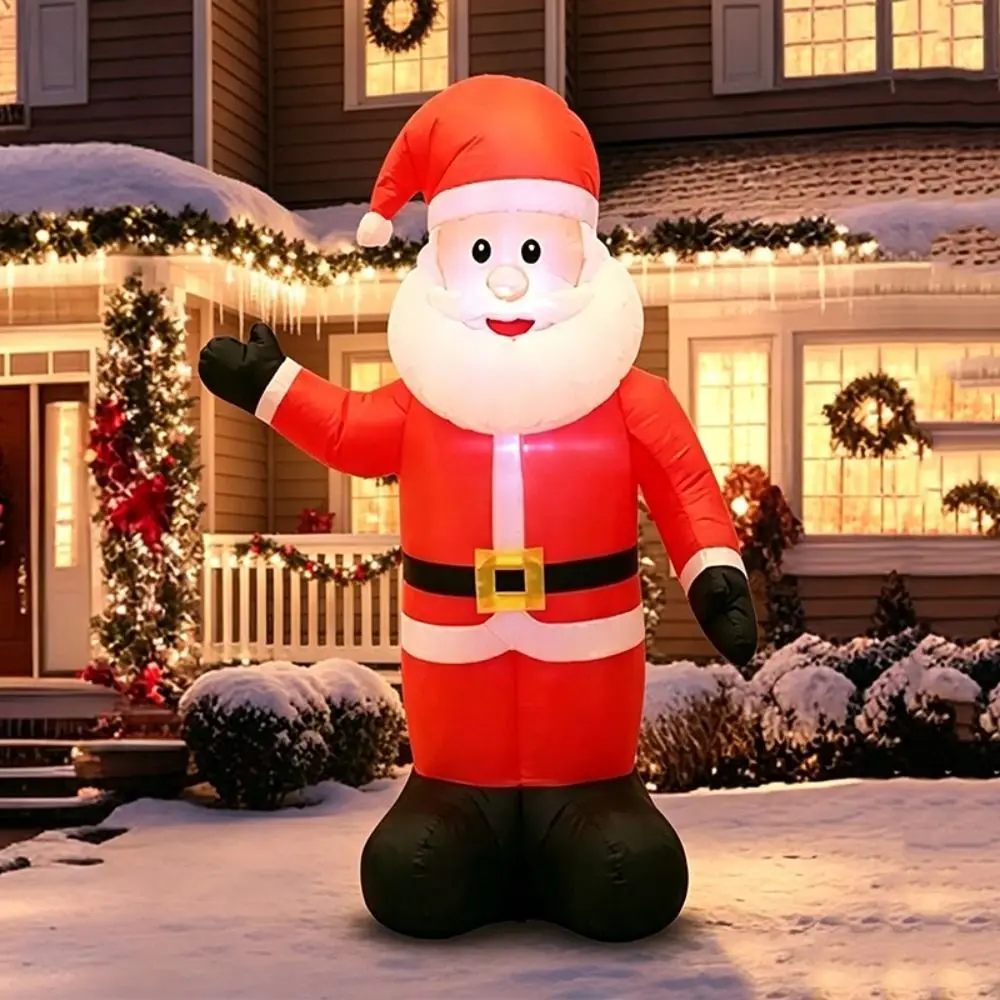 Decorations Oxford Christmas Inflatable Dolls LED Light DIY Inflatable Model Lighted Dolls Indoor Party
