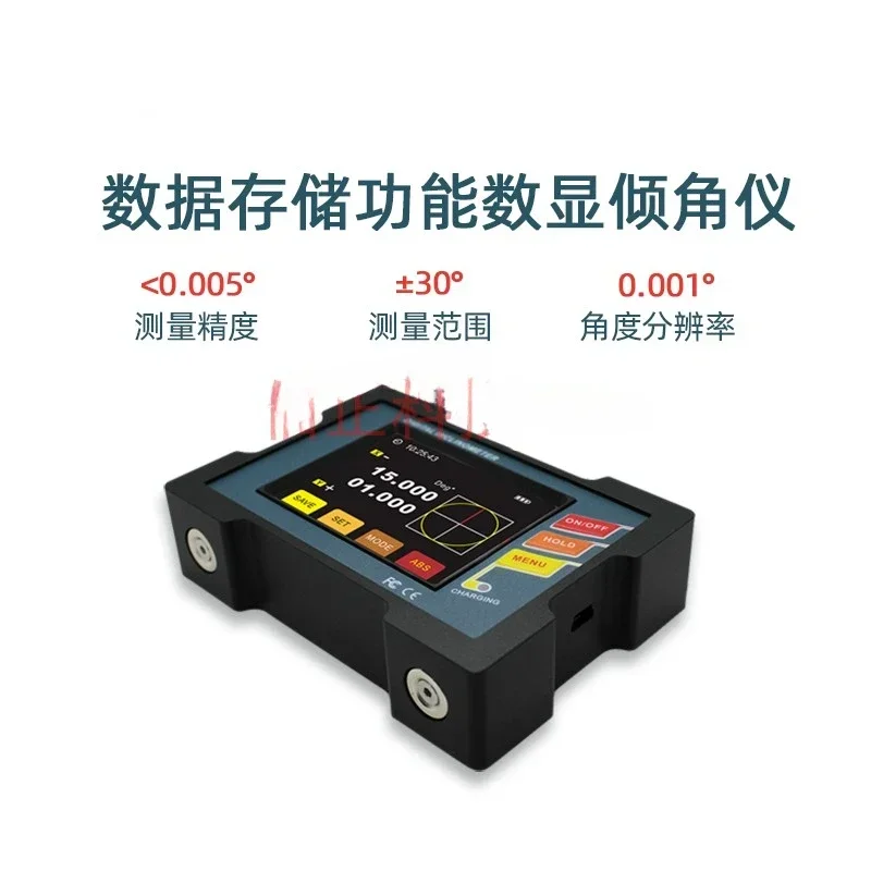 Level Meter High Precision Battery Operated Electronic Horizontal Ruler with Strong Magnetic Installation for Angle Measurement