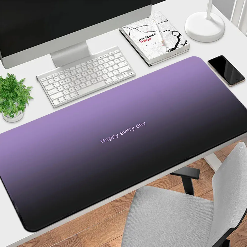 Gradient-Colored Computer Mat Large Mouse Pad Desk Pad Mat Anti Slip Desk Mat Gaming Keyboard Mat