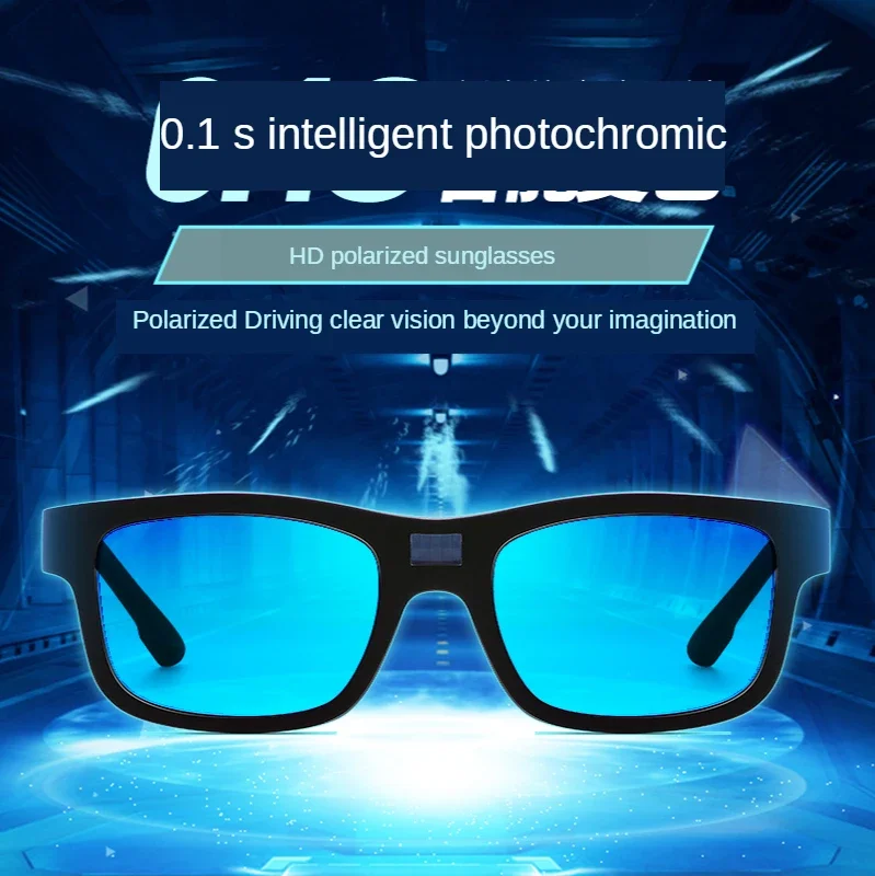 0.1 Second photochromic Polarized Sunglasses Men Discoloration Eyewear Anti Glare UV400 Sun Glasses Driving Goggles Oculos