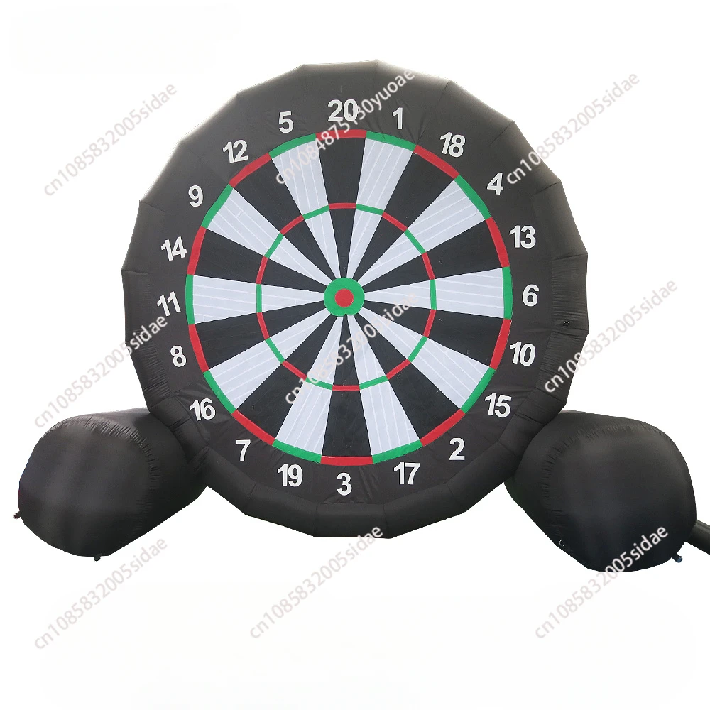 3m/4m/5m high giant inflatable soccer football dart board target game for sale