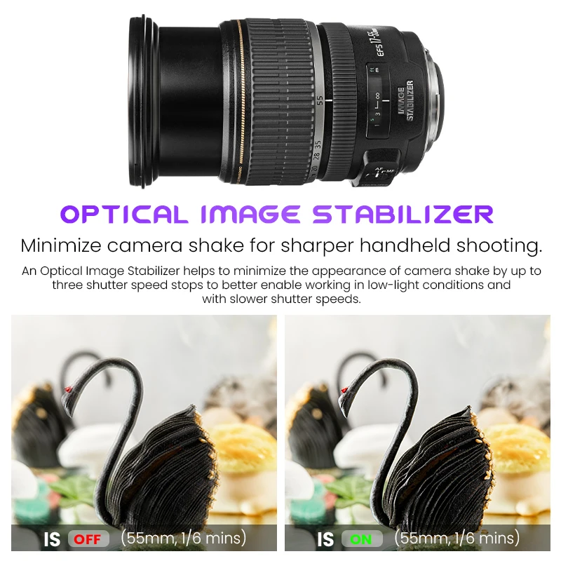 عدسة Canon EF-S 17-55mm f2.8 IS USM ذات فتحة كبيرة وعدسة تكبير DSLR بزاوية واسعة #2