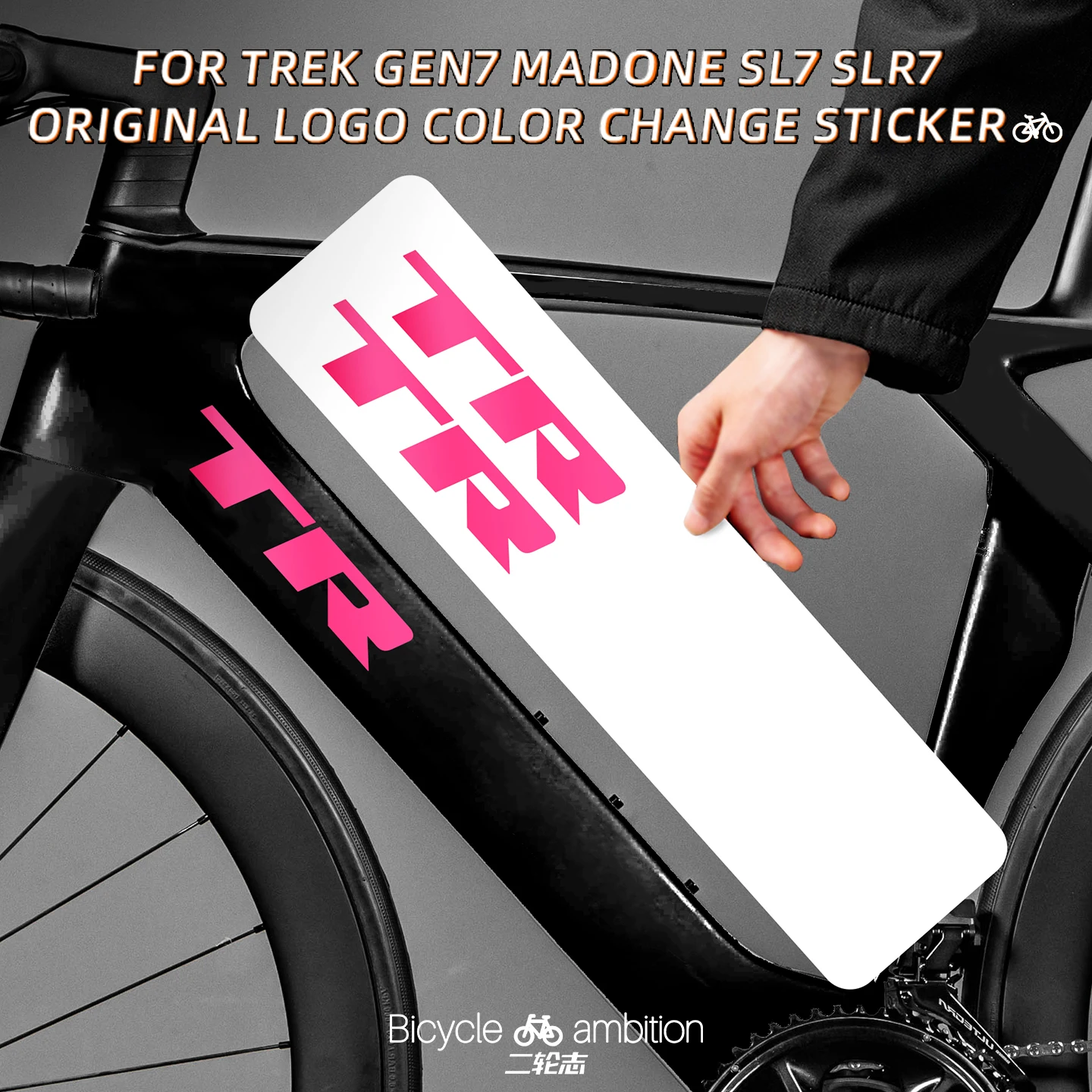 

For TREK Madone 7th Gen SL7 SLR7 Road Bikes Frame Stickers Color Change Logo Decal Wrap