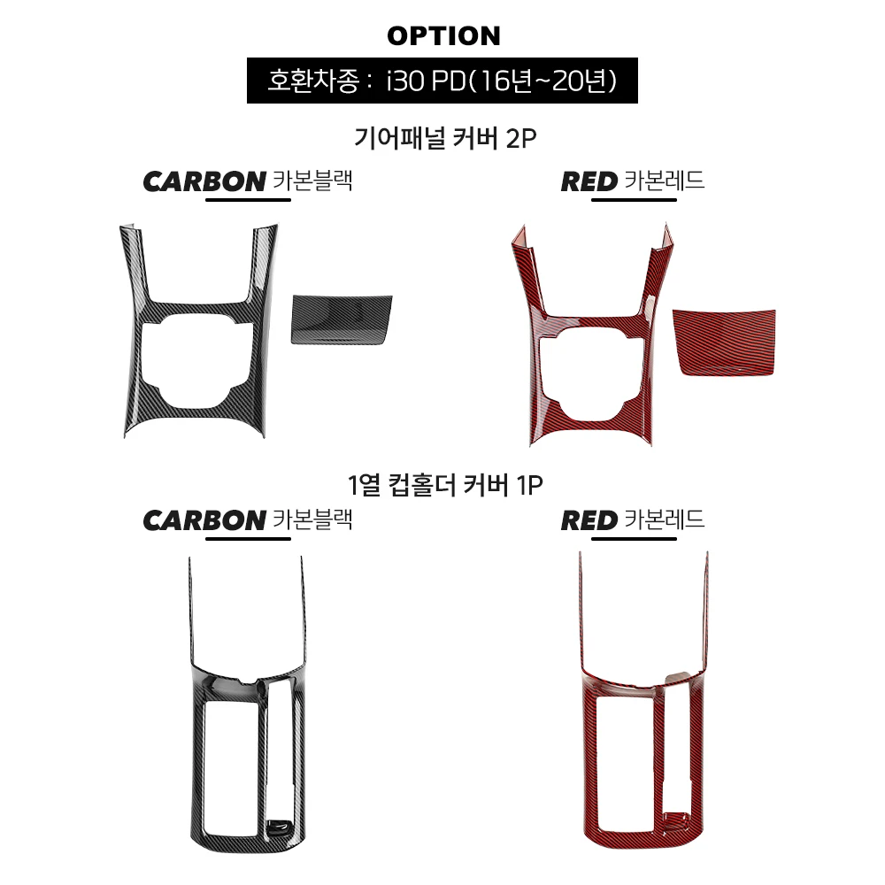 

LHD/RHD For Hyundai I30/I30 N 2017-2025 Car Tuning Red Central Console Window Button Upper Air Vent Cover Accessories