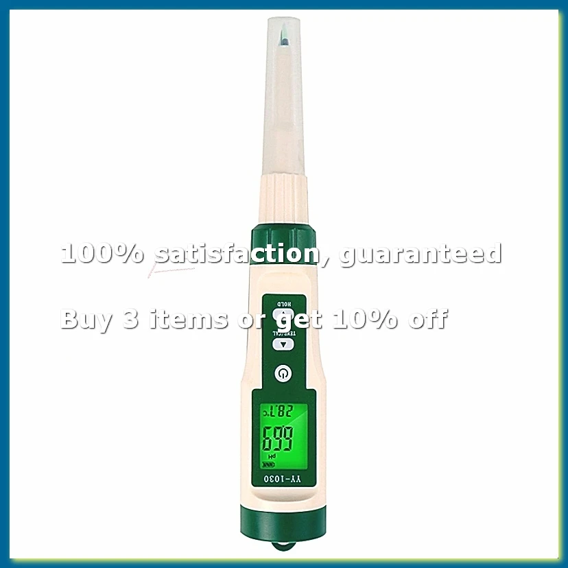 ●Professional Food PH Meter High Accuracy Sensor Temp Acidity Tester for Brewing Cheese Meat Canning Dough Soil PH Meter