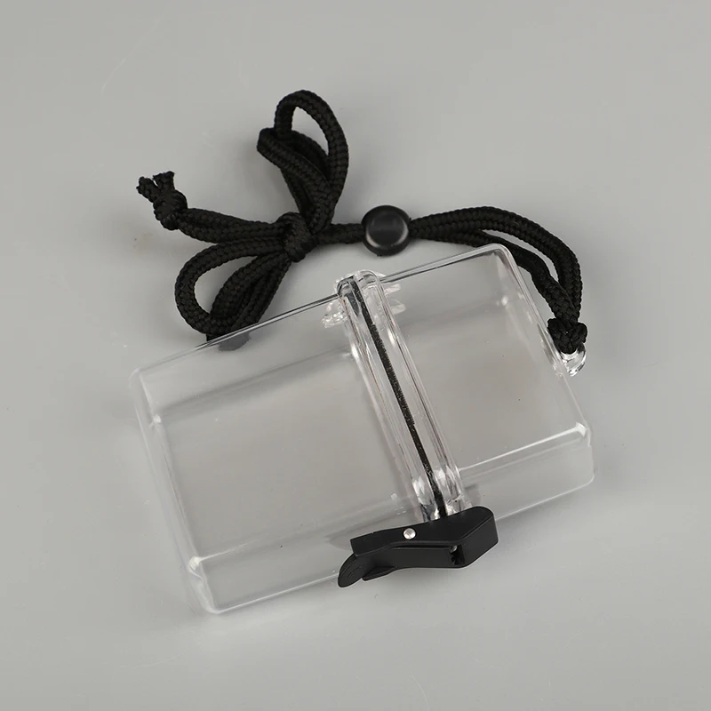 Hot Portable Small Card Sealed Storage Can Money Key Waterproof Tank Transparent Collect Classification Box School Stationery