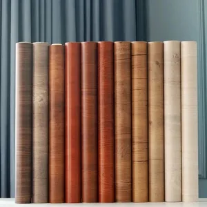 Su geçirmez kendinden PVC yapıştırıcısı Duvar Kağıdı, ahşap tahıl, kendin yap, Ev Dekoru, yatak odası, çok sayıda depolama, gömme dolaplar, 40cm x 5 m net bir duvar için 8 önemli satış rolü-no. 7