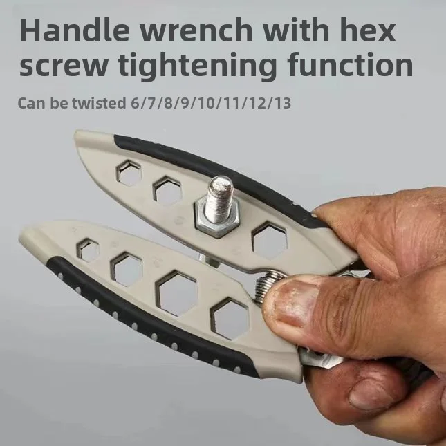 Spellafili multifunzionale (centro bianco da 7 pollici) Strumento speciale spelafili per elettricisti, spelafili in acciaio inossidabile, Wi