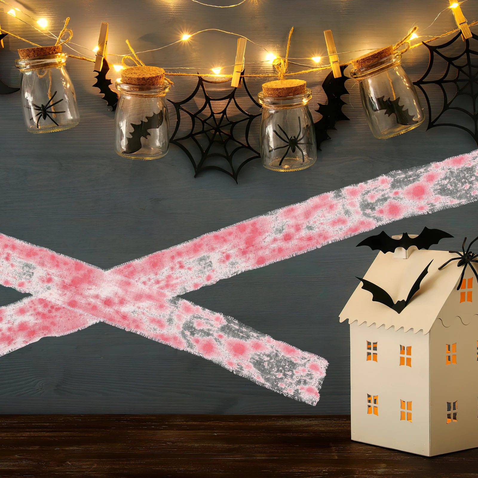 

Inflatable Office Creepy Scary Fabric Drape Cloth Spooky Halloween Decorations Party