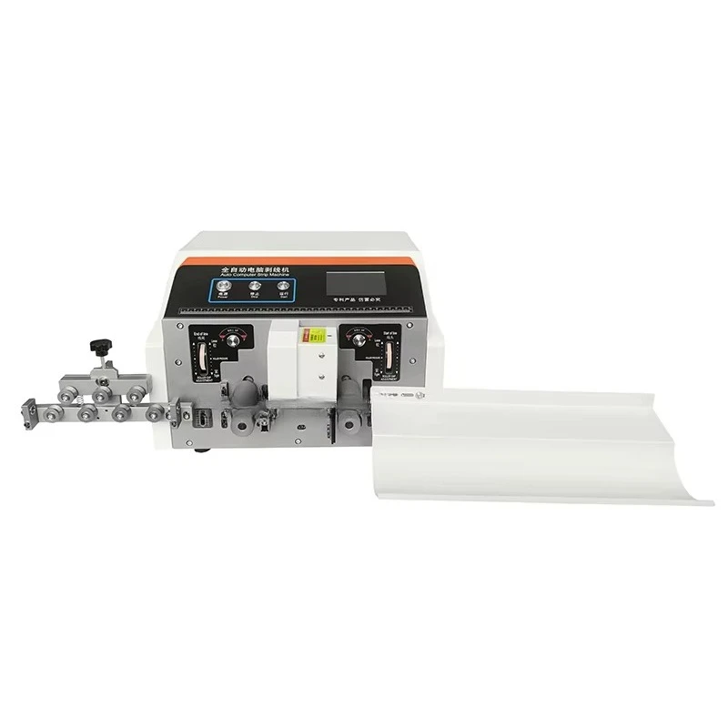 

Small wire stripping and cutting machine