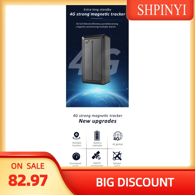 

ZOOBII Q11 4G GPS Car Tracker Strong Magnetic Waterproof Wireless Portable Anti-Theft System 1-Year GSM Real Time LBS Android