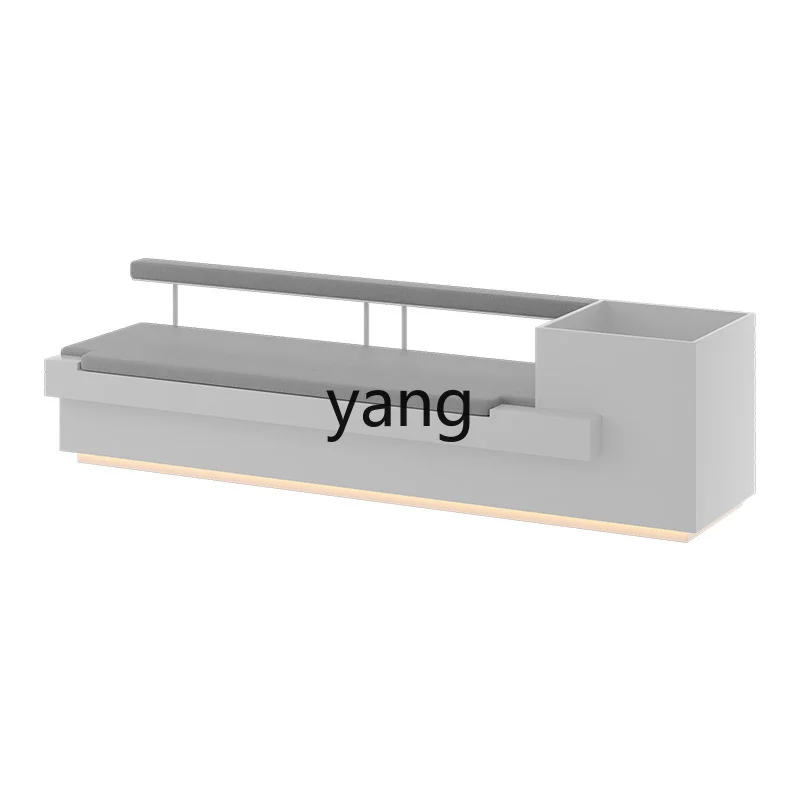 

LH Outdoor Leisure Flower Box Seat Combination Soft Cushion Long Chair Restaurant Outdoor Green Plant Box