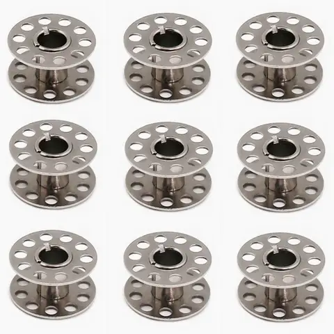 1 st spolkapsel + 2 st metallspolar för Brother Janome Singer hushållssymaskin sömnadstillbehör verktyg 6 best sales symaskinsdelar - №1