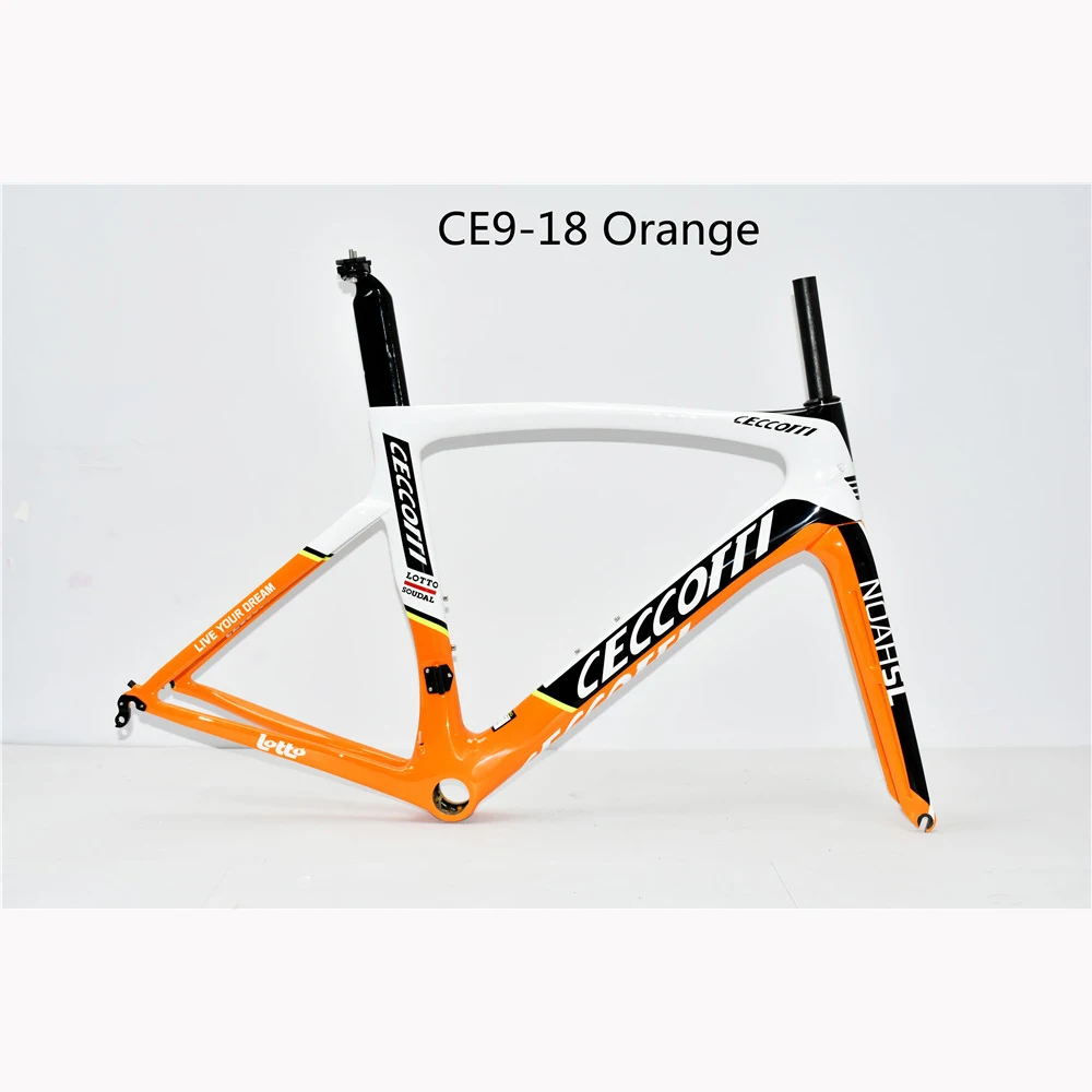 Carbon Road Bike Frame, BSA Bottom Bracket, Bicycle Accessories, Race Cycling, Popular Selling Model, 2024