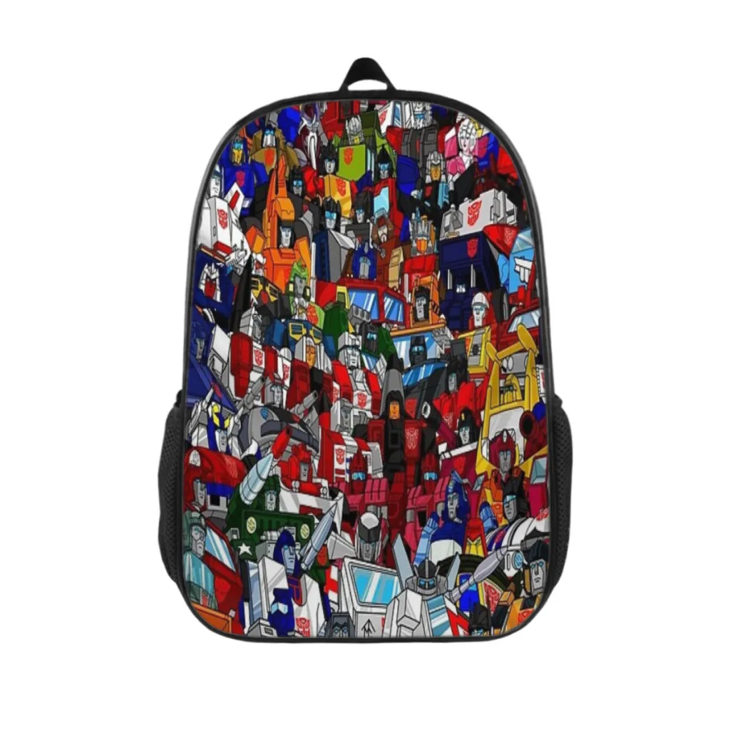 

G1 Transformers Autobots New Female Fashion boys High Capacity Waterproof College Backpack Trendy Girls Laptop Bags 17inch