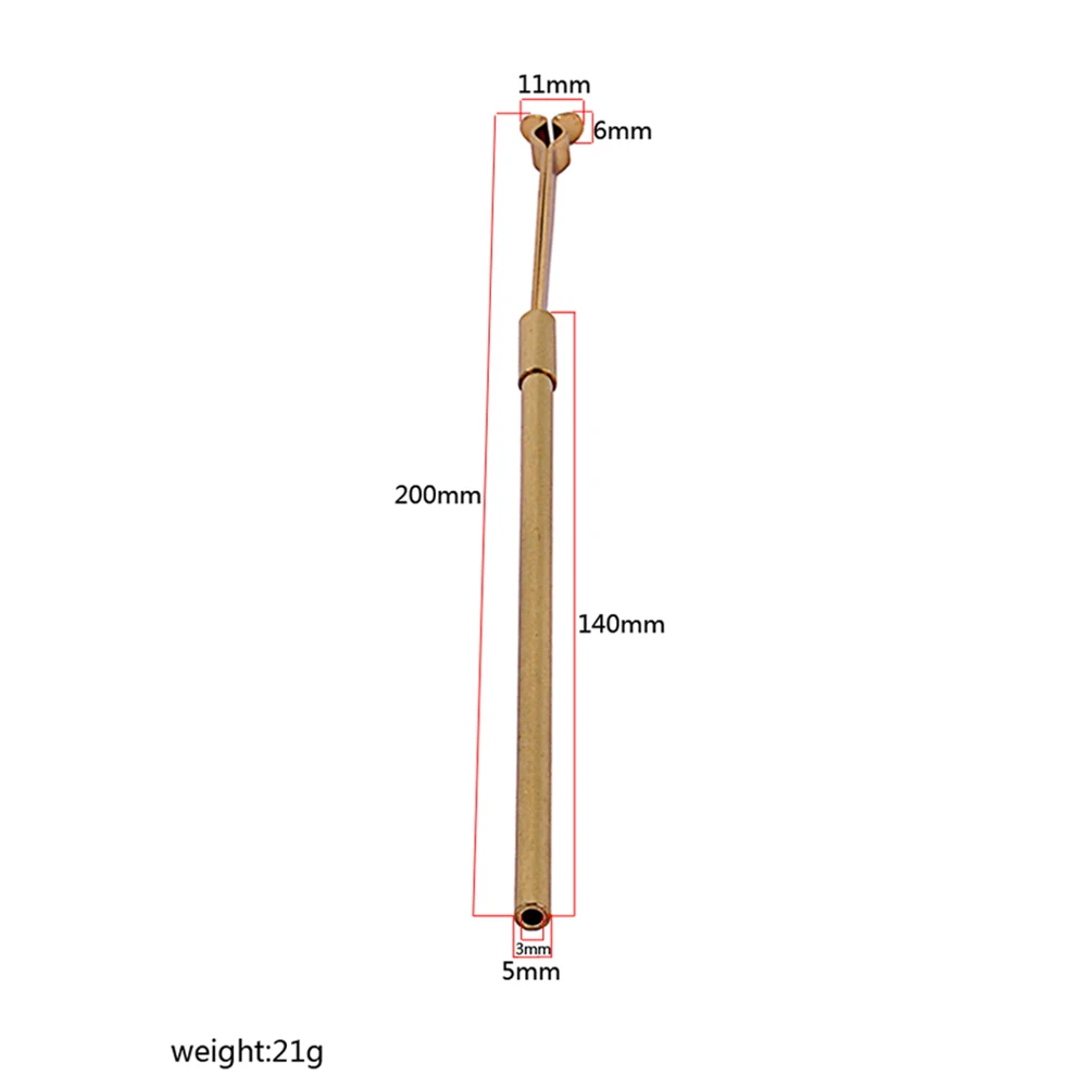 

Sound Post Clip Violin Tool Durable Brass Material Lightweight Sound Column Gauge Measuring Height Luthier Musical Instruments