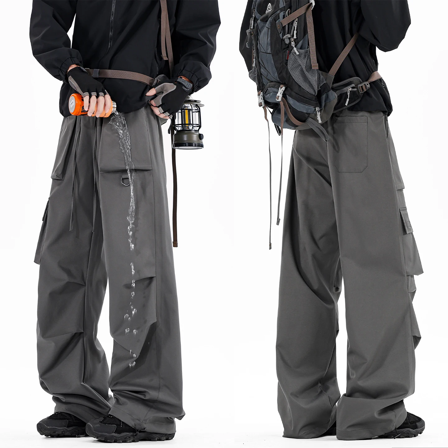 

2025 New Autumn Outdoor Climbing Camping Technical Pants Men's Casual Long Pants Windproof And Waterproof Cargo Trousers M-6XL