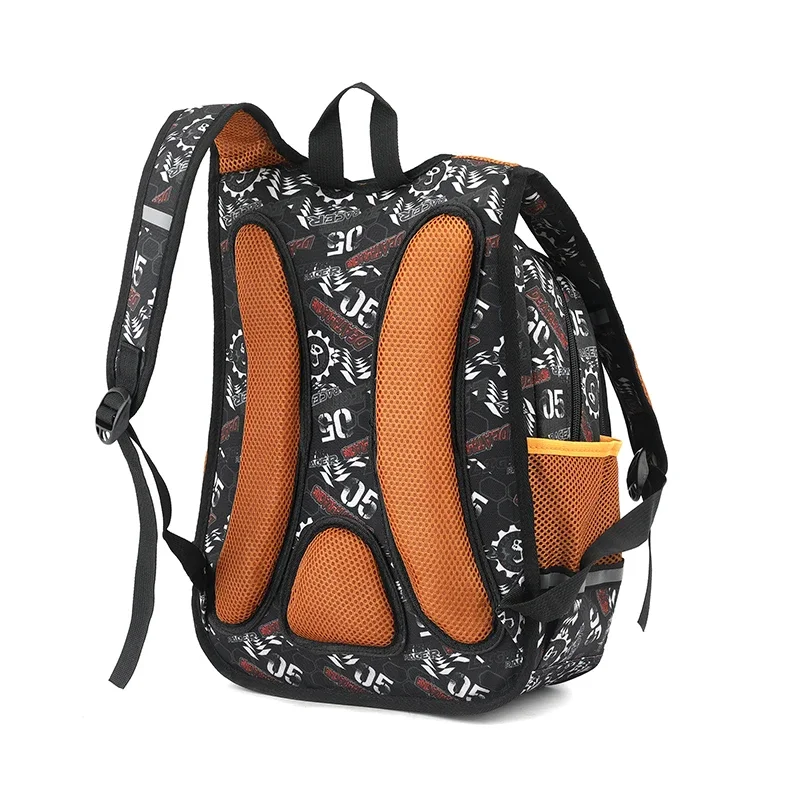 Mochilas escolares 3D impermeables para niños y niñas, mochila escolar ortopédica primaria de dibujos animados, bolsa para libros de grado 1-3