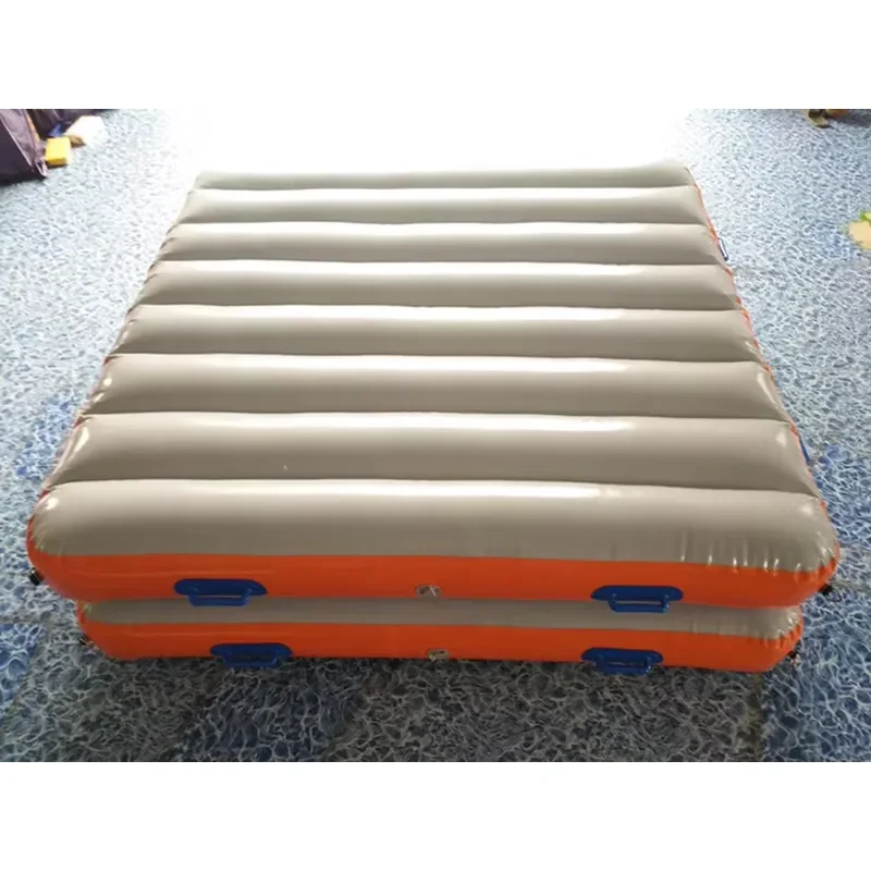 Inflatable Water Mat Pool Float Floating Raft for Swimming Pool Beach and Lake Fish Comfortable Lounging Mattress