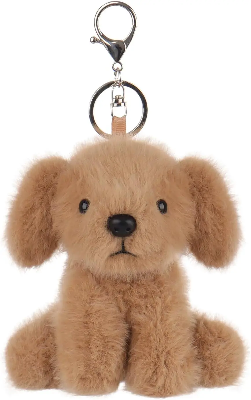 

Adorable Lamb Plush Dog Toy Soft Keychain for Backpack Purse Handbag Kids Gift