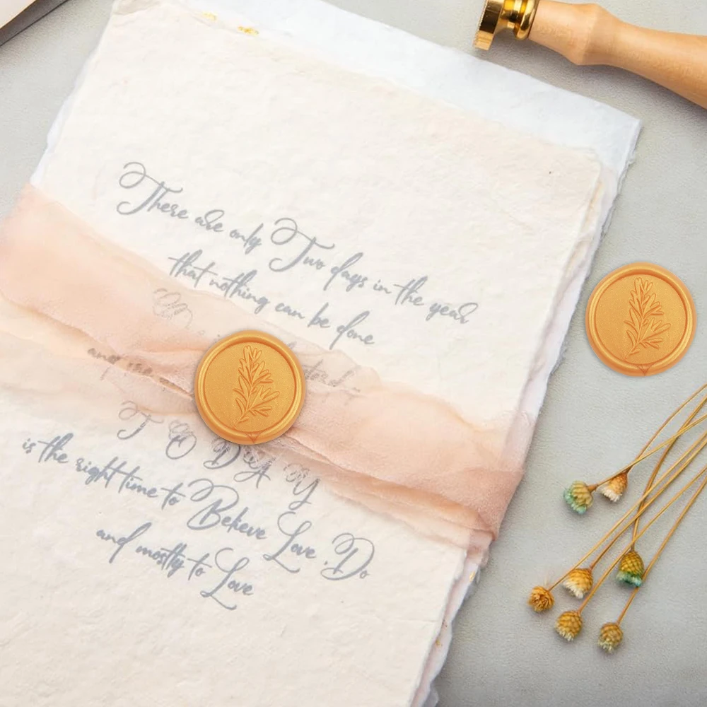 100pcs Olive Branch Love Heart 4 สไตล์ WAX Seal สติกเกอร์วาเลนไทน์ Self-Adhesive เชิญงานแต่งงานซองจดหมายซีลสติกเกอร์ทอง