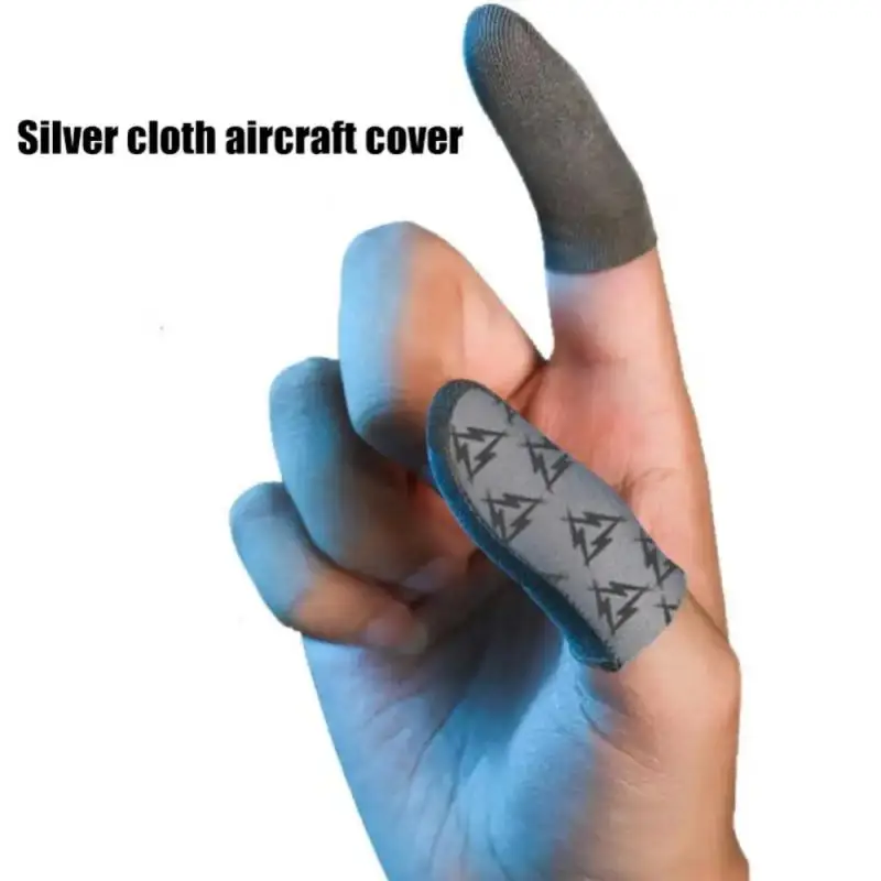 Finger Sleeve Gaming Controller for PUBG Mobile Game Finger Covers Breathable Anti Sweat Skid Screen Fingertip Gloves