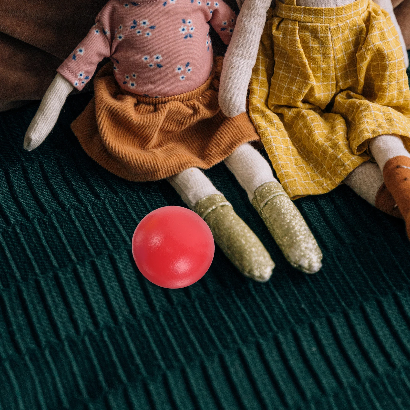 

3 pcs 3 5cm Wooden Croquet Balls Durable ChildFriendly Outdoor Toys Kids Lawn Family Interaction Wooden Round Balls Replacement