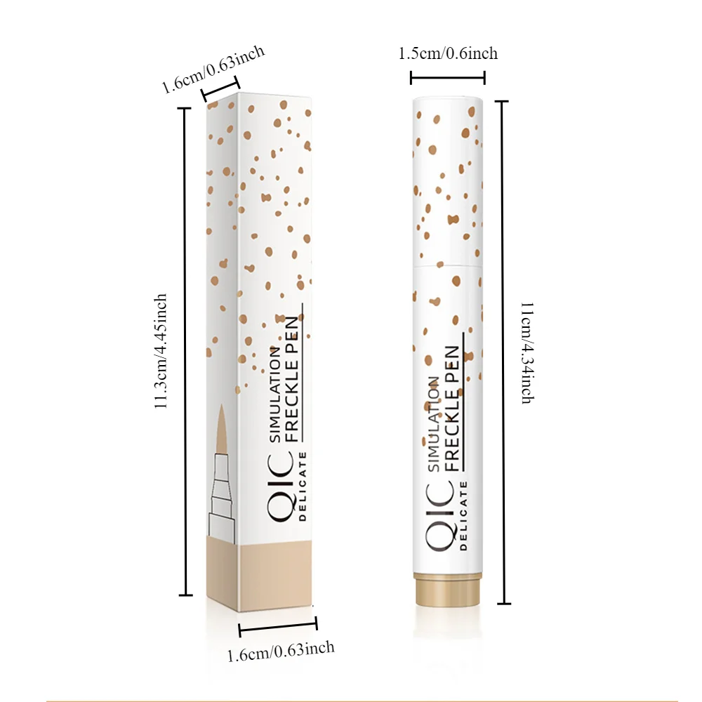 1Pc Simulation Freckle Pen Dark Light Brown Liquid Freckle Pen Long Lasting Makep Tool Cosmetic