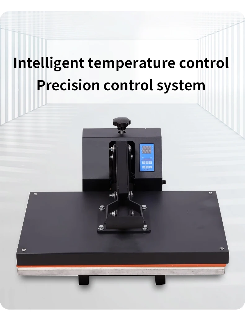 38*38/4060cm Heat Press Machine - Digital Temperature Control, Auto Timer & Alarm, for T-Shirt Transfer & Rhinestone Application