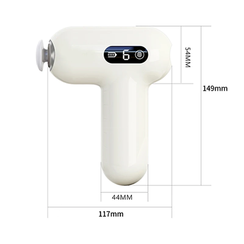 Pistolet Fascia de relaxation musculaire du corps, masseur électrique, écran tactile, vibration, odorde massage, qualité professionnelle, odorà membrane pour le cou