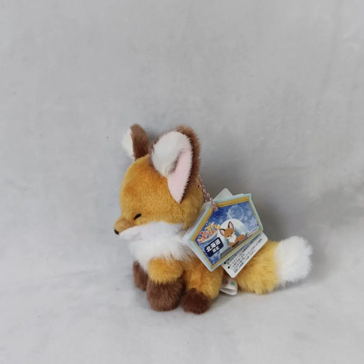 10cm Japanischer Koreanischer Beliebter Brauner Fuchs Anhänger mit Schielenden Augen Mini-Puppe Taschen-Schlüsselanhänger Niedlicher Rucksack-Hängeornament Mädchen-Geschenk – Detail 5