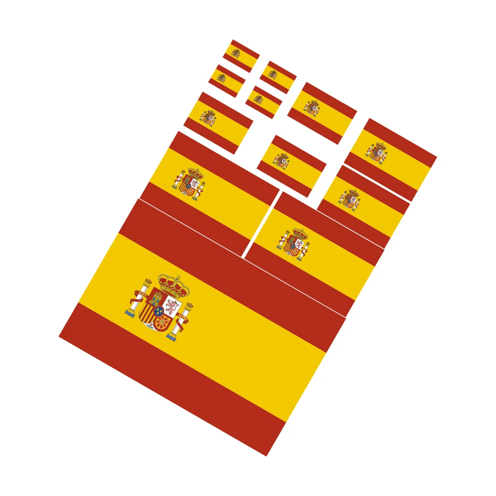 

Наклейка для бампера с испанским флагом Испании