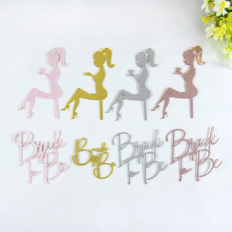 New High Heels Lady Happy Birthday Acrylic Cake Topper Wedding Girls Cake Toppers for Happy Birthday Dessert Cupcake Topper