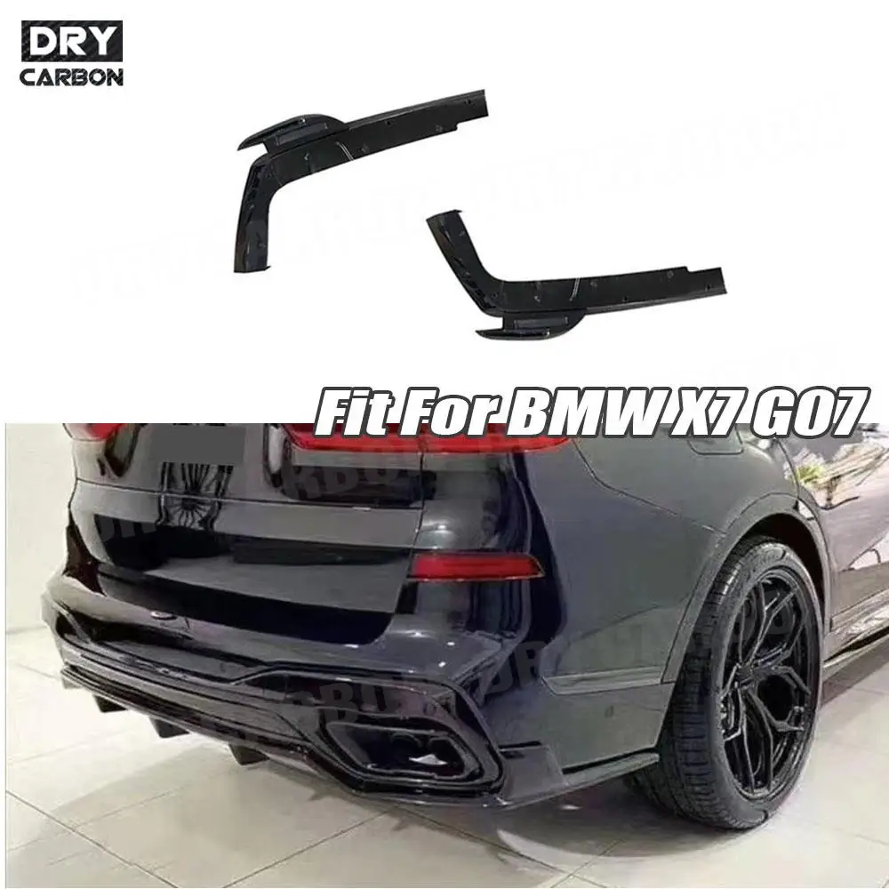 

Carbon Fiber Rear Bumper Splitters Lips Rear Side Splitters for BMW X7 G07 M Sport 2019 2020 2021 Car Bodykits Accessories