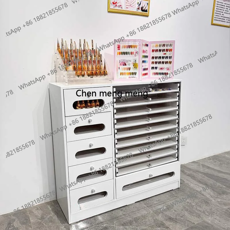 X Storage Eyelash Nail Shop Products Floor Counter Drawer Integrated Display Cabinet