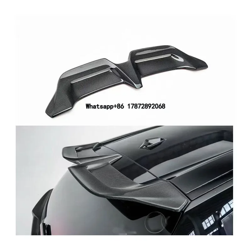 For XM AE Dry Carbon Fiber Rear Spoiler