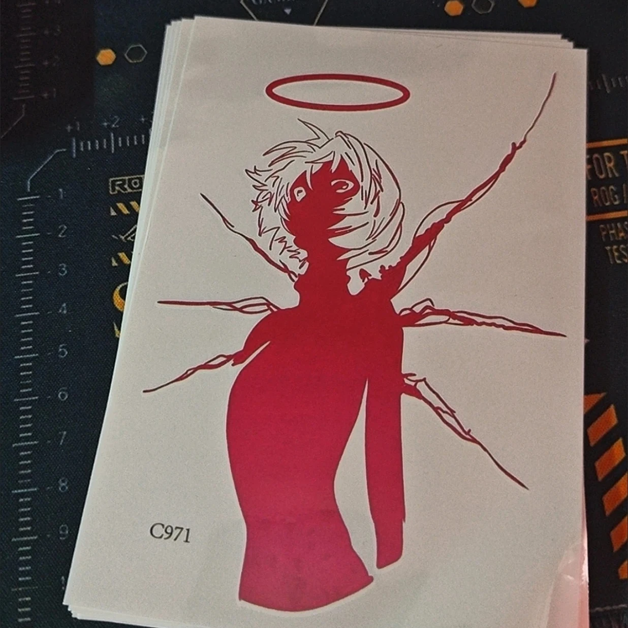 Neon Genesis Evangelion Tattoo Stickers Cool Color Body Art Stickers Washable Cosplay Decor Accessory Arm Waist Anime Fan Gift - view 5