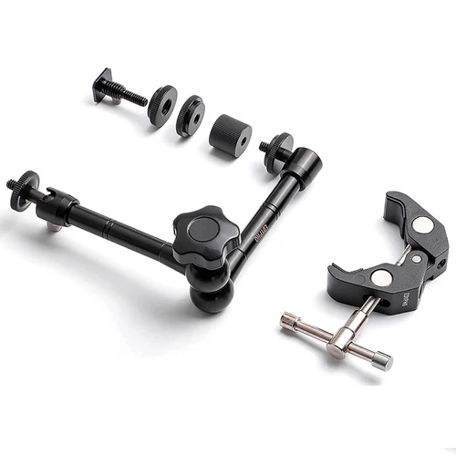 Imagen 2 del producto Soporte de montaje para cámara de acción de coche, soporte de fijación para cámara deportiva Gopro para Go Pro Hero 10 9 8 7 6 5 DJI Osmo Insta360