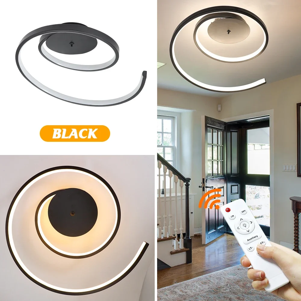 Nordic Spotlight Black White Fashionable LED Aisle Creative Modern Style Lamp for Room Corridor Balcony Kitchen Lighting