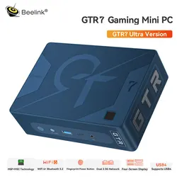 Beelink-Mini Pc Ryzen 7 GTR7 7840HS, ordenador de escritorio para juegos, oficina, DDR5, 32 GB de RAM, 1T SSD, WIFI6, BT5.2, Windows 11, 65W