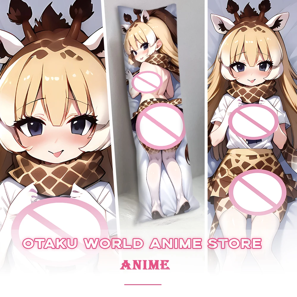 

150X50 Anime Decor Pillow Case Sexy Giraffe Pattern Dakimakura Animal Hugging Body Otaku Pillowcase Throw Cushion Cover Gift
