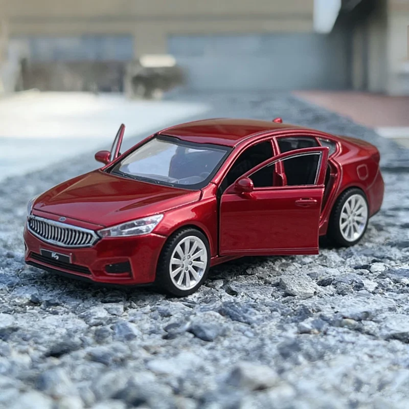 

1:43 KIA K7 Alloy Mini Car Model Diecasts Metal Toy Vehicles Car Model High Simulation Miniature Scale Collection Childrens Gift