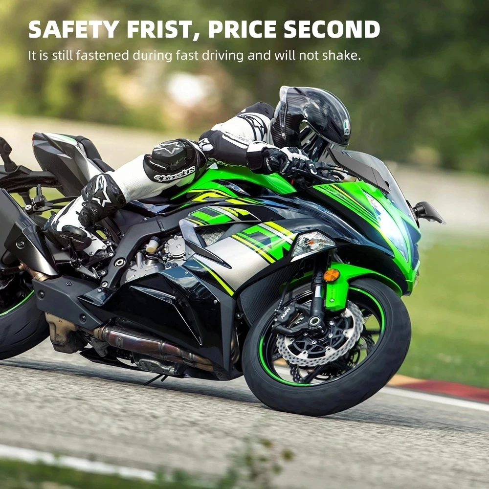 Für KAWASAKI ZX-10R ZX10R 2018 2019 2020 2021 Außenspiegel Motorrad Seitenspiegel Einstellbare Dreh Rückspiegel CNC