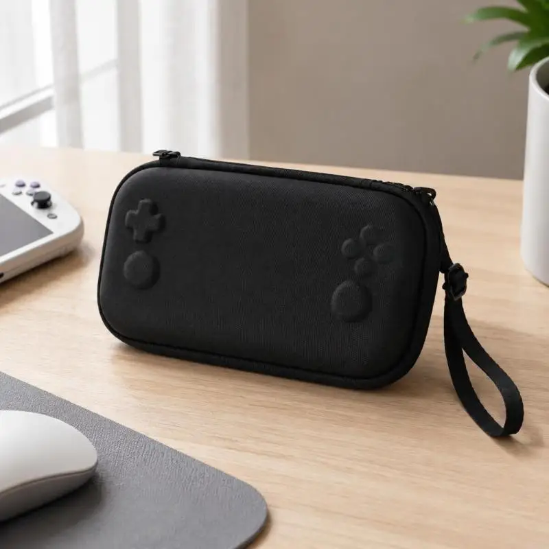 CORA Handheld Console Travel Case with Wide Opening, Included Wrist Lanyard and Lightweight Fabric Construction for Routine