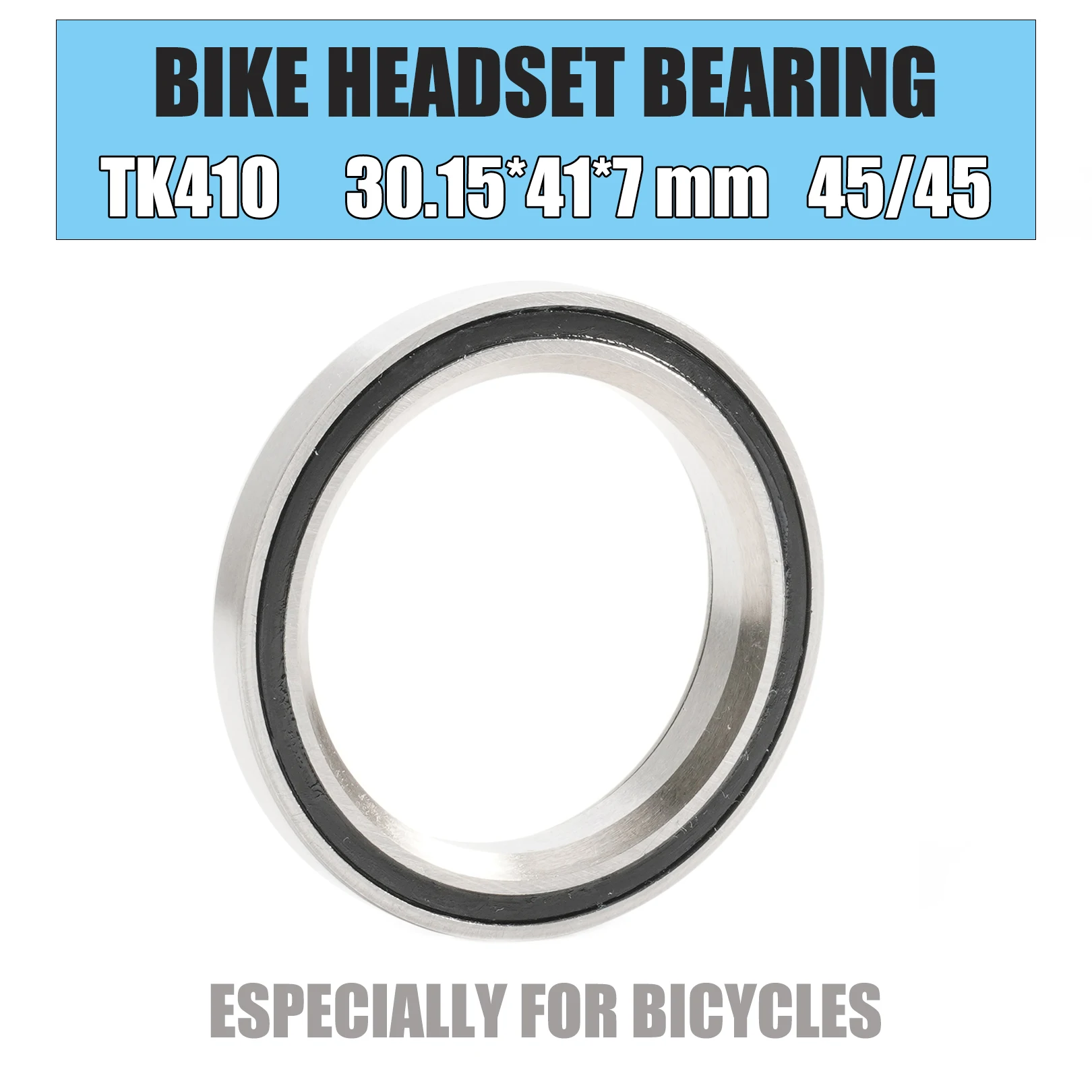 

Подшипники для велосипедной гарнитуры TK410 30,15*41*7 мм 45/45 1 шт. ACB Road MTB радиально-упорный велосипедный подшипник из нержавеющей стали TK410