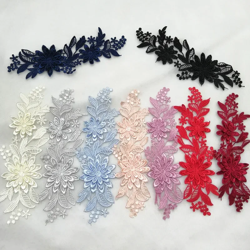 10pieces/lot Soluble Exquisite Lace flower DIY Bridaltiara Wedding Shoes Wedding Dress Decoration Materials RS803