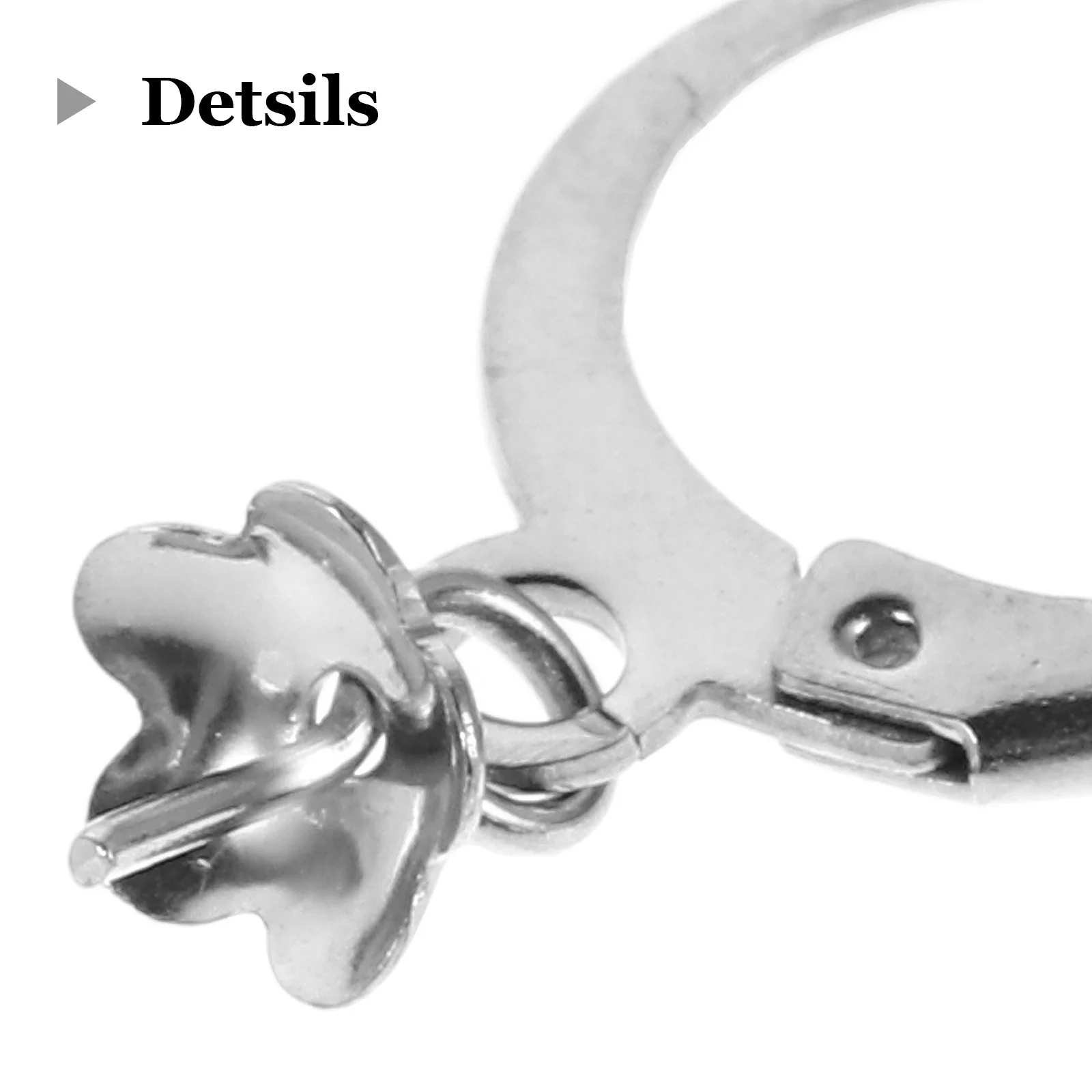 40Pcs Stainless Steel French Hook Earrings Round Lever Back Ear Wire Open Hoop DIY Jewelry Findings for Earring Making Supplies