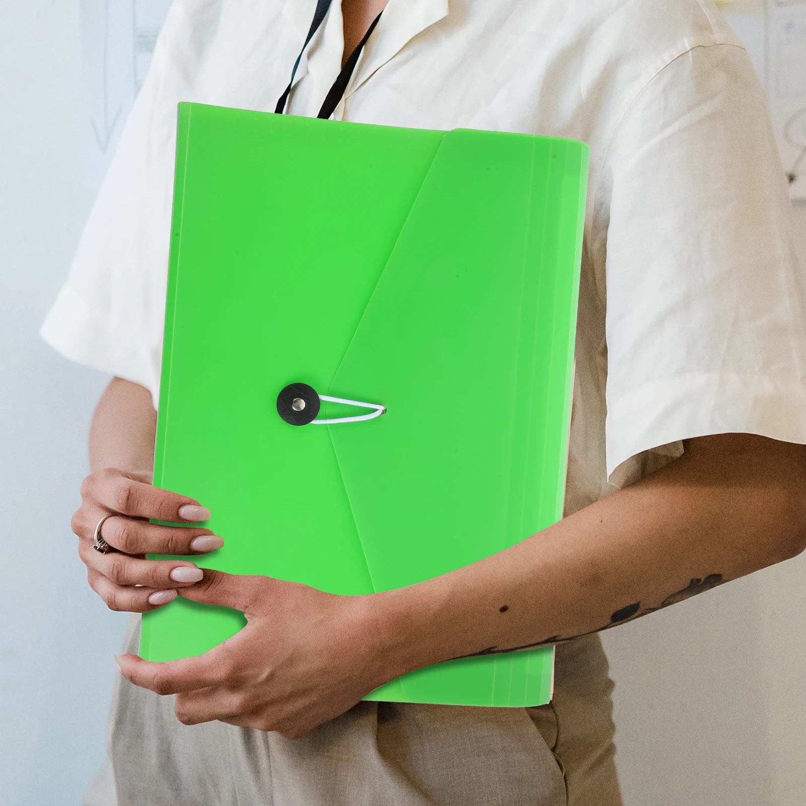 

High Capacity Blue File Folder With Dividers Ideal For Storing Tax Documents Contracts And More At Home Or Office