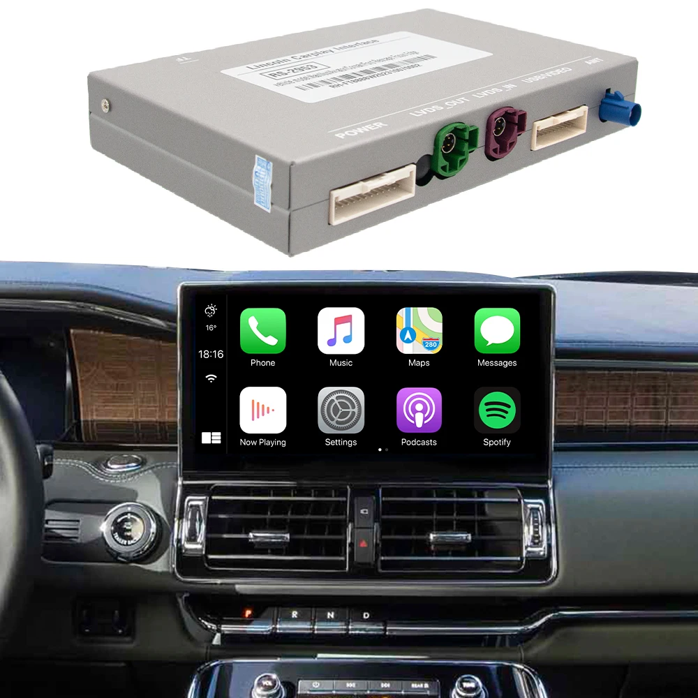 

Upgraded versionCar 12.3 Inch Screen for Lincoln FORD RESCAPE FOCUS EDGE 2020-2022 Wireless CarPlay Android Auto Module