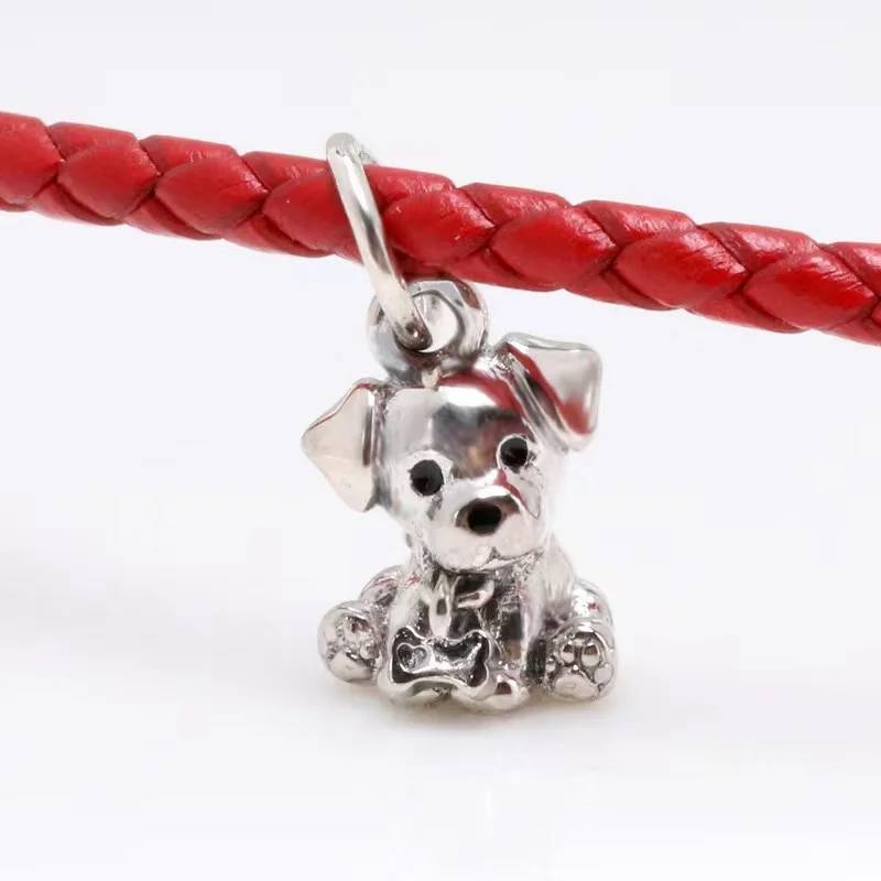 Pan Mengchong Labrador Dog Pendant 925 Silver Jewelry European and American Creative Small Dog Pendant DIY Jewelry for Women